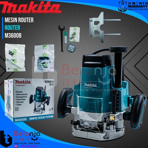 [EZM.3503383] Makita MT Mesin Router M 3600 B Profil Kayu Besar Wood Trimmer M3600B