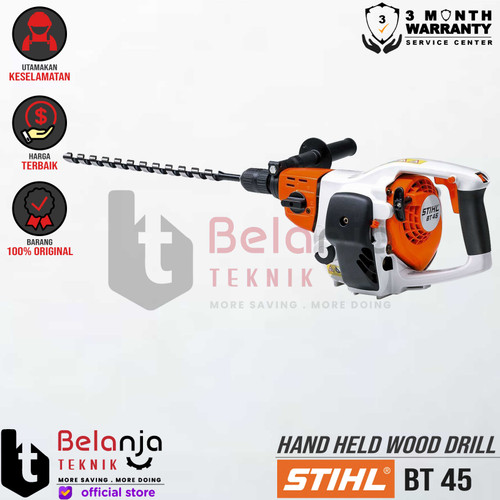 [EZM.3503400] STIHL Hand Held Wood Drill PLUS Wood Dril BT 45 Mesin Bor Bensin BT45