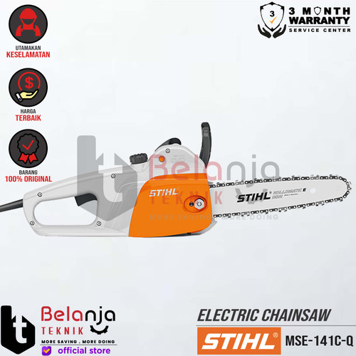 [EZM.3503407] STIHL Electric Chainsaw MSE-141C-Q 12" Mesin Potong Kayu MSE141C-Q 12"