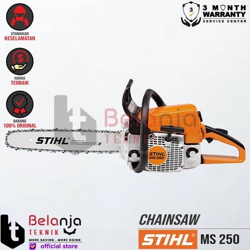 [EZM.3503411] STIHL Chainsaw MS 250 18 Inch Mesin Potong Kayu MS250 Gergaji Kayu 18"