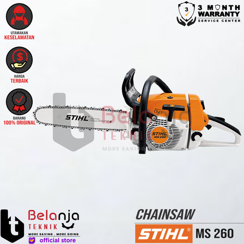 [EZM.3503412] STIHL Chainsaw MS 260 16 Inch Mesin Potong Kayu MS260 Gergaji Kayu 16"