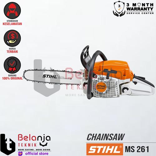 [EZM.3503414] STIHL Chainsaw MS 261 16 Inch Mesin Potong Kayu MS261 Gergaji Kayu 16"