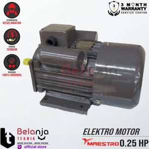 [EZM.3503472] Maestro Elektro Motor 0.25 HP YC 71-4 Dinamo Listrik