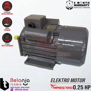 [EZM.3503472] Maestro Elektro Motor 0.25 HP YC 71-4 Dinamo Listrik