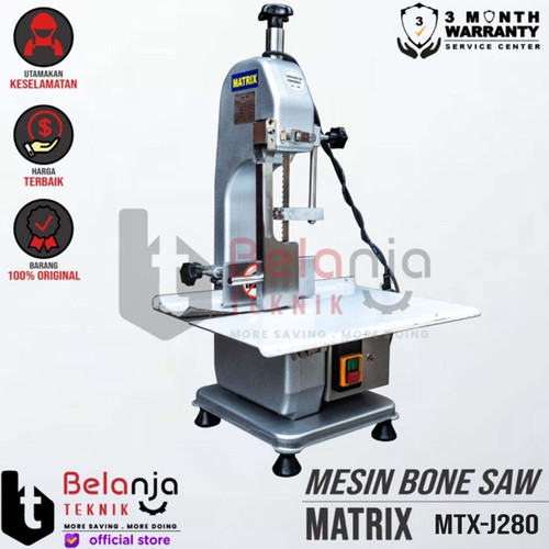 [EZM.3503476] Matrix Bone Saw MTX-J280 Mesin Pemotong Daging Tulang Beku MTX J280