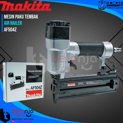 [EZM.3506542] Makita AIr Nailer AF 504 Z Mesin Paku Tembak Angin AF504Z