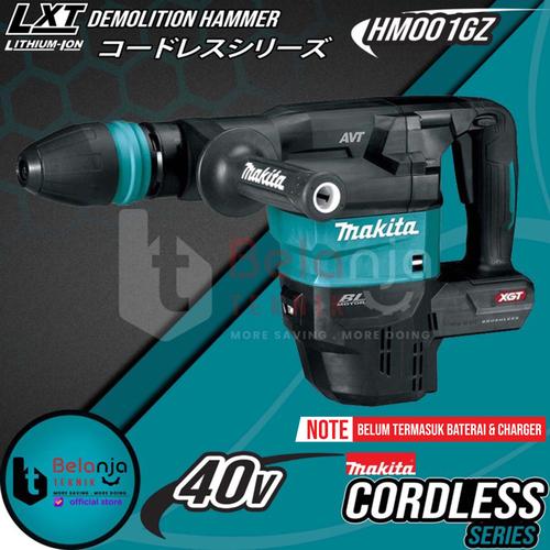 [EZM.3503519] Makita Mesin Bor Bobok Beton Baterai HM001GZ Jack Hammer Cordless 40V