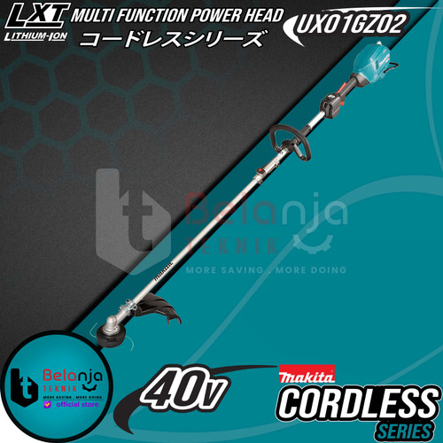 [EZM.3503520] Makita Multi Function Power Head Cordless UX01GZ02 40 V Potong Rumput