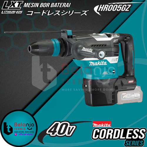 [EZM.3503527] Makita Mesin Bor Baterai Cordless 40V Rotary Hammer Drill HR005GZ 40 V
