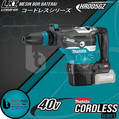 [EZM.3503527] Makita Mesin Bor Baterai Cordless 40V Rotary Hammer Drill HR005GZ 40 V