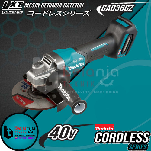 [EZM.3503531] Makita Mesin Gerinda Baterai GA036GZ Cordless Angle Grinder 6 Inch 40V