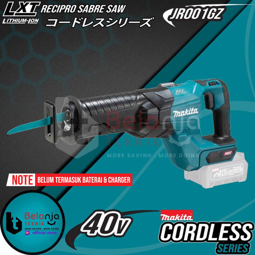 [EZM.3503539] Makita Gergaji Cordless JR001GZ Recipro Sabre Saw 40V Reciprocating