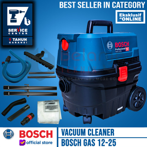 Bosch Vacuum Cleaner GAS 15 L GAS15L Debu Basah Kering 1100 WATT