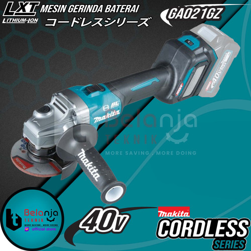 [EZM.3503595] Makita Mesin Gerinda Baterai Cordless GA021GZ Angle Grinder 4 Inch 40V