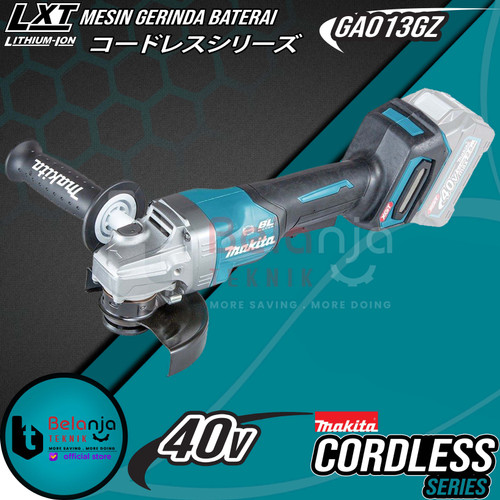 [EZM.3503596] Makita Mesin Gerinda Baterai Cordless GA013GZ Angle Grinder 5 Inch 40V