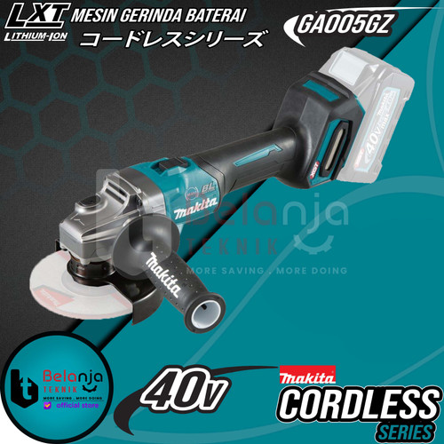 [EZM.3503598] Makita Mesin Gerinda Baterai Cordless GA005GZ Angle Grinder 5 Inch 40V