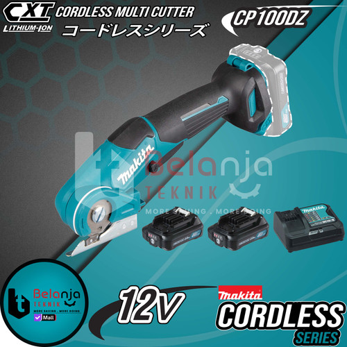 [EZM.3503603] Makita Multi Cutter Cordless CP100DZ Pemotong Kertas Full Set CP 100 Z
