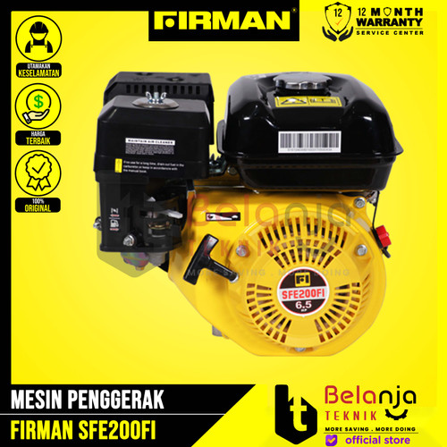 [EZM.3503637] Firman Mesin Penggerak Serbaguna Bensin SFE 200 6,5HP Engine SFE200
