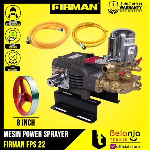 [EZM.3503649] Firman Mesin Power Sprayer FPS 22 Alat Cuci Steam FPS22 Body Only