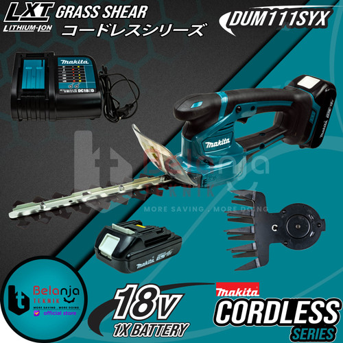 [EZM.3503654] Makita Pemotong Rumput DUM 111 SYX Cordless 18V Trimmer Grass Shear