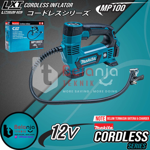 [EZM.3503655] Makita Cordless Inflator MP 100 DZ Pompa Ban Alat Isi Angin MP100DZ