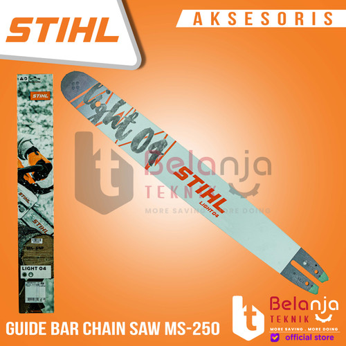 [EZM.3504384] STIHL Guide Bar MS 250 MS250 20" Inch Bar Gergaji Potong Kayu Chainsaw
