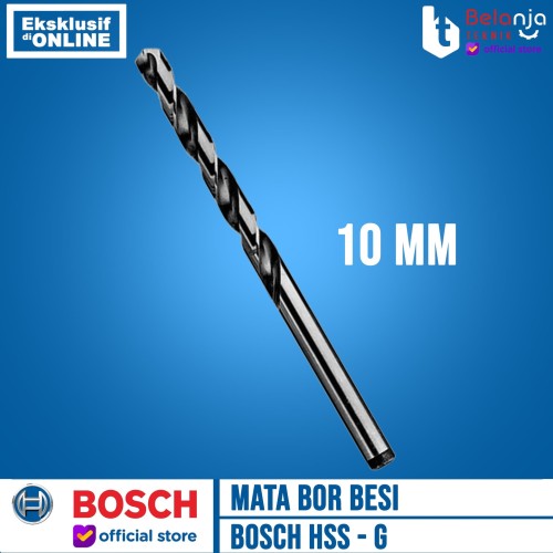 Bosch Mata Bor Besi 10mm HSS-G HSS G 10 mm Metal Drill Bits Bosch