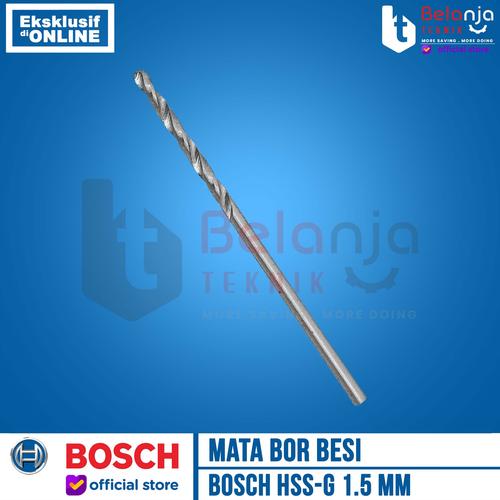 [EZM.3503781] Bosch Mata Bor Besi 1.5mm HSS-G HSS G 1.5 mm Metal Drill Bits Bosch