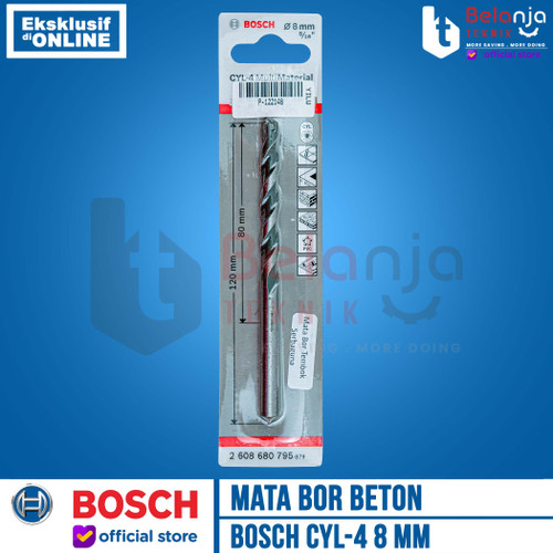 [EZM.3503882] BOSCH Mata Bor Multi Material 8 mm CYL 4 CYL4 Multipurpose Drill Bits