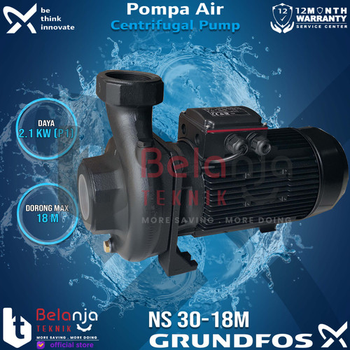 [EZM.3503894] Grundfos Mesin Pompa Air Transfer Sentrifugal NS 30-18M 4 Meter 1Phase