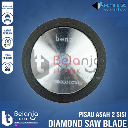 [EZM.3503899] Benz Diamond Saw Blade 5" inch Pisau Asah 2 Sisi Asahan Pisau Serut 5
