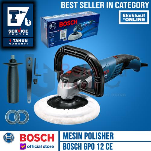 [EZM.3503929] Bosch Mesin Polisher Poles Mobil GPO 12 CE 7" Inch 1250 Watt GPO 12CE
