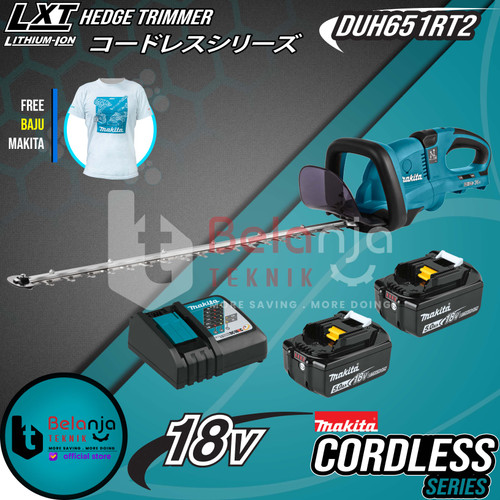 [EZM.3503958] MAKITA Mesin Potong Dahan Tanaman DUH 651 RT2 Hedge Trimmer Cordless