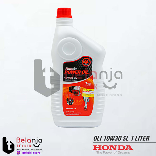 [EZM.3503966] Honda Power Oil Mesin Serbaguna GX 270 390 Oli 10W30 SL 1 Liter 1000ML