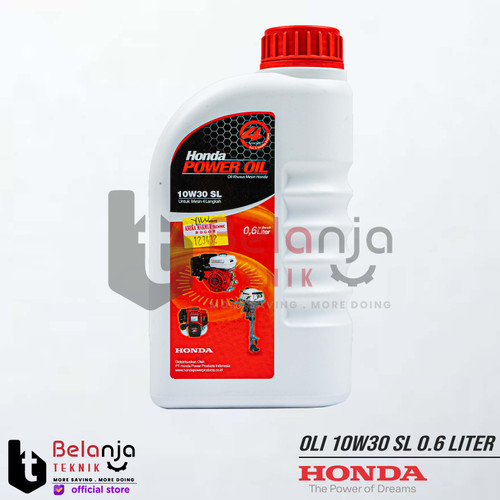 [EZM.3503967] Honda Power Oil Mesin Serbaguna GX 120 160 200 10W30 SL 0.6 Liter