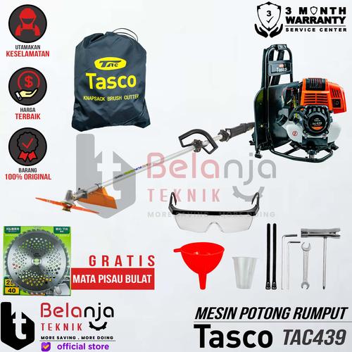 [EZM.3504011] Tasco Mesin Potong Rumput Gendong TAC 439 Brush Cutter 4 Tak TAC439