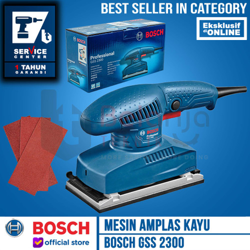 [EZM.3504015] Bosch Mesin Amplas Kayu GSS 2300 Orbital Sander Persegi GSS2300 190 W