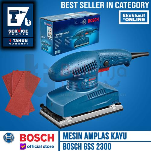 [EZM.3504015] Bosch Mesin Amplas Kayu GSS 2300 Orbital Sander Persegi GSS2300 190 W
