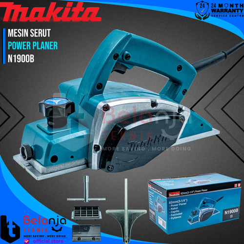 [EZM.3504020] Makita Mesin Serut Kayu N 1900 B Mesin Planner 450 Watt N1900B
