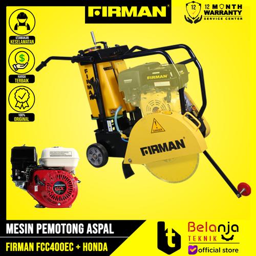 [EZM.3504036] FIRMAN Mesin Potong Aspal FCC 400 EC Concrete Cutter Honda GX 270