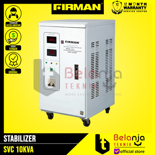 [EZM.3504050] Firman Stabilizer 1 Phase SVC 10 KVA Voltage Stabilizer 1Phase SVC10