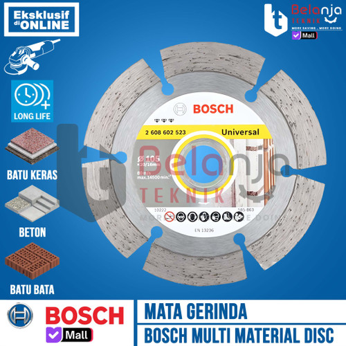 [EZM.3504058] Bosch Mata Potong Serbaguna Diamond Wheel Best Series Universal 4 Inch