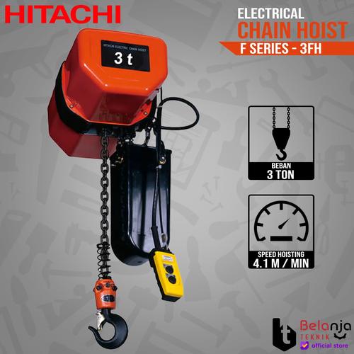 [EZM.3504092] HITACHI Electric Chain Hoist 3FH 3 Ton Katrol Elektrik 3 FH 3Ton