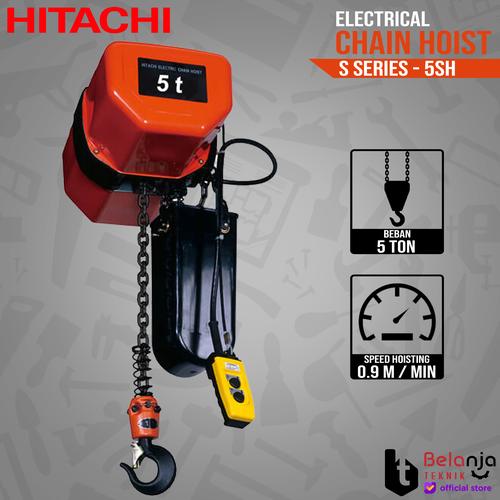 [EZM.3504096] HITACHI Electric Chain Hoist 5SH 5 Ton Katrol Elektrik 5 SH 5Ton