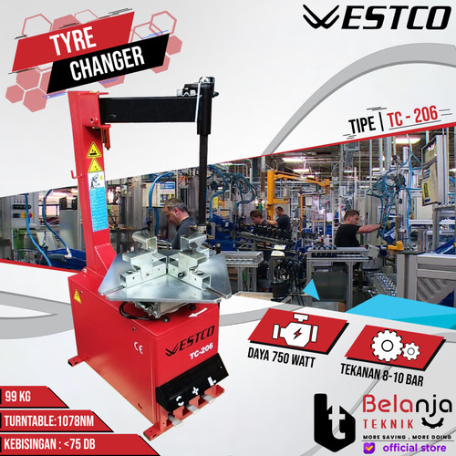 [EZM.3504128] Westco Tyre Changer TC 206 Alat Buka Ban Motor dan Mobil TC206