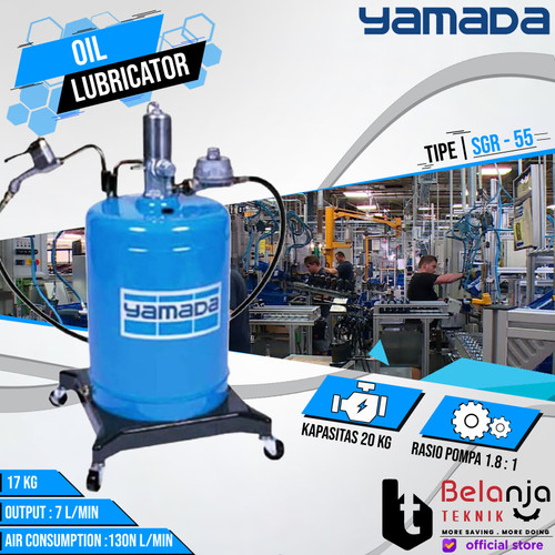 [EZM.3504130] YAMADA Oil Lubricator SGR 55 Alat Pompa Pelumas Oli SGR-55 Lubrikator