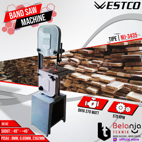 [EZM.3504138] WESTCO Band Saw Machine MJ3435 14 Inch Mesin Gergaji Kayu MJ 3435 14"