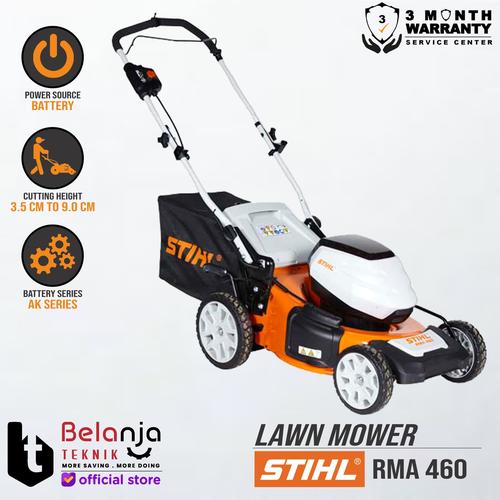 [EZM.3504161] STIHL Electric Lawn Mower RMA 460 Mesin Potong Rumput Dorong 18 Inch