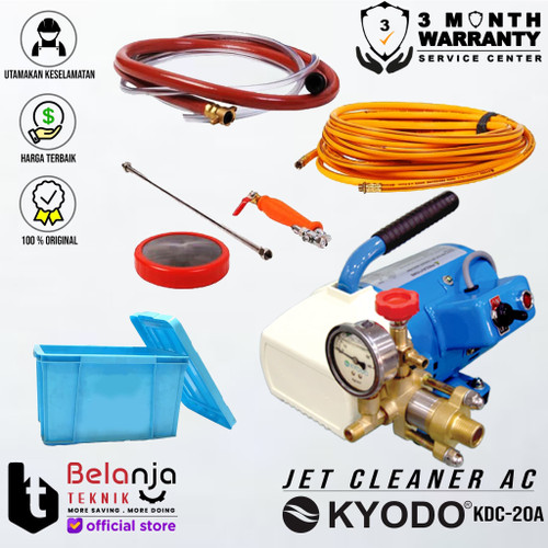 [EZM.3504185] KYODO Mesin Pembersih AC KDC-20A Jet Cleaner Cuci AC KDC 20 A 200WATT