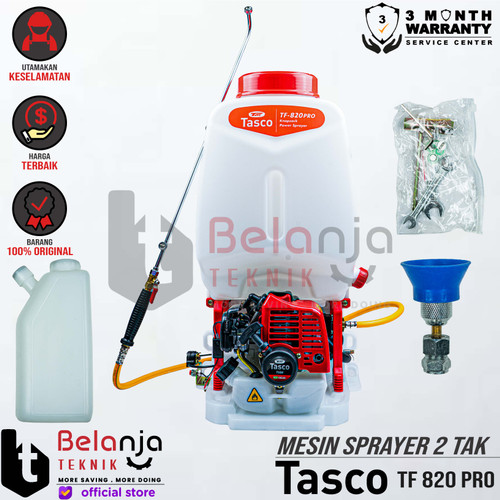 [EZM.3504202] Tasco Alat Semprot Bensin TF 820 PRO Sprayer Engine 2 Tak 20 L TF820